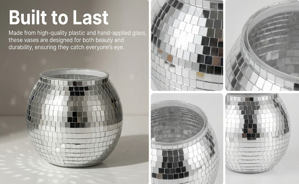 Finished branded Amazon listing image for decorative vases